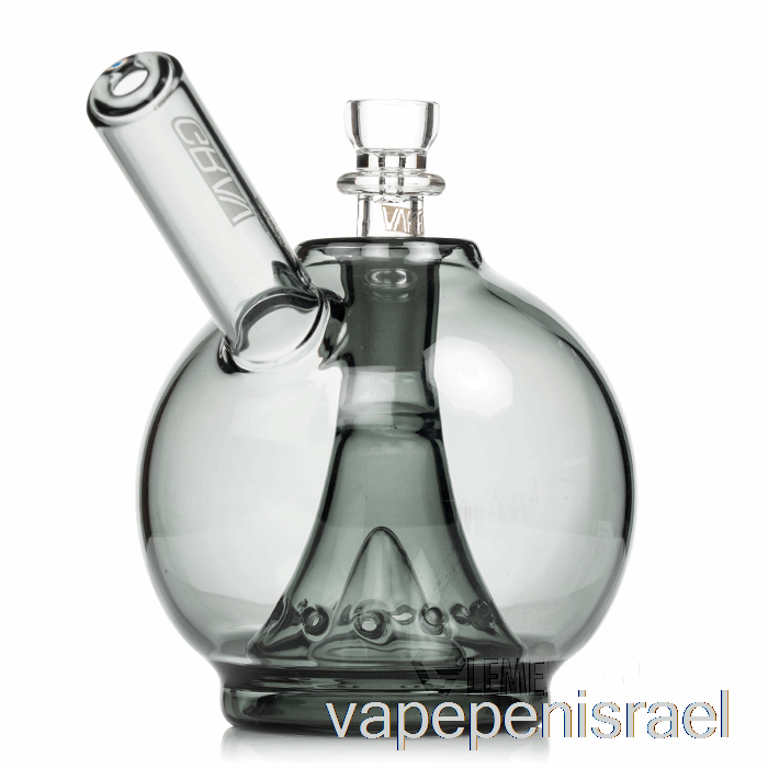 חד פעמי Vape Israel Grav Globe Bubbler עשן אפור / שקוף